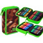 CoolPack Dvoukomorový s příslušenstvím Pixele – Zboží Mobilmania