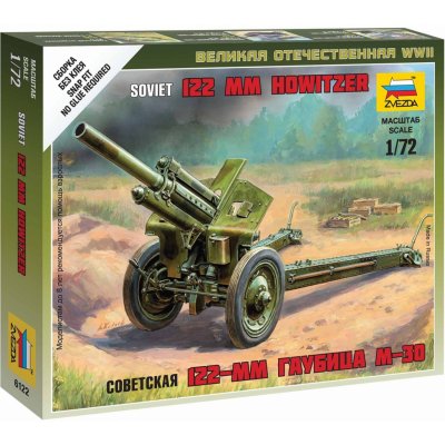 Zvezda Wargames WWII military 6122 Soviet M-30 Howitzer 1:72 – Zbozi.Blesk.cz