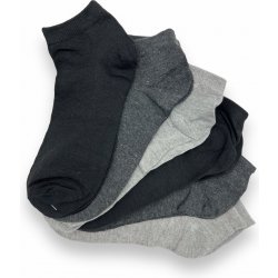 Pesail pánské kotníkové ponožky 6x párů MIX barvy 02 Černá
