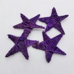 Hvězda lata star 8 cm-fialová 30ks – Hledejceny.cz
