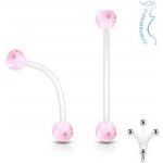 Šperky4U pružný těhotenský piercing do pupíku WP0021-P – Hledejceny.cz