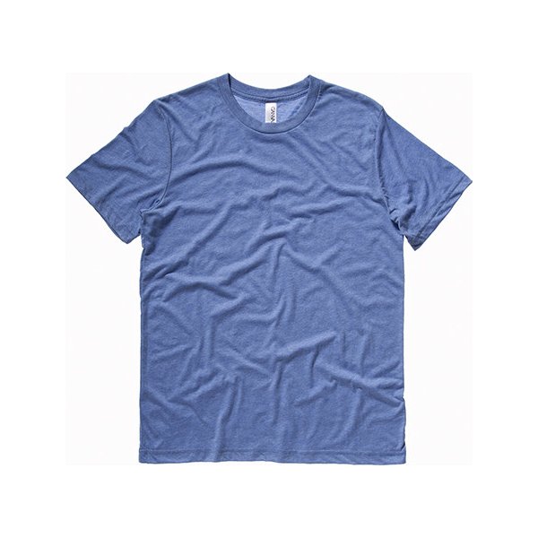 Pánské tričko Bella Triblend Crew men tričko modré