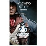 Přívěsek na klíče Assassin's Creed Unity černobílé logo 8718526043884
