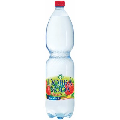 Dobrá voda Jahoda 1,5l - PET – Zboží Mobilmania