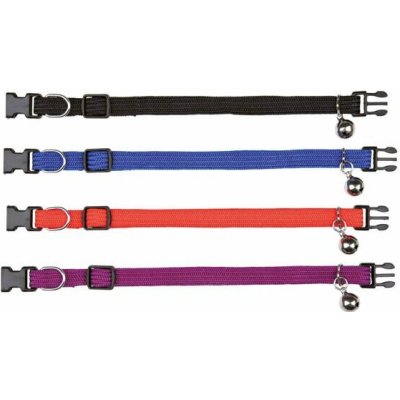 Trixie Obojek kočka nylon elast. s rolničkou 32 cm – Zboží Dáma