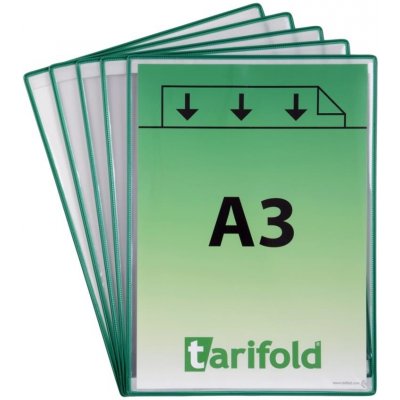 Tarifold, samolepicí ochranné kapsy A3, nepermanentní, otevřené na kratší straně Varianta: 4 žlutá – Zboží Mobilmania