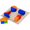 Dřevěná hračka Plan toys skládání zlomkových tvarů