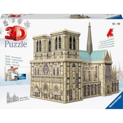 RAVENSBURGER 3D puzzle Katedrála Notre-Dame, Paříž 349 ks – Zboží Mobilmania