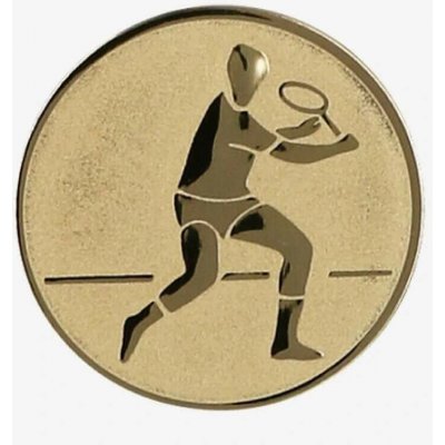 Emblém 50mm "Tenis" zlatý 1065005 – Zboží Mobilmania