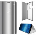 Pouzdro Cu-Be Clear View Samsung Galaxy A52 / A52 5G / A52s stříbrné – Zboží Živě