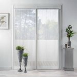 Douceur d`Interieur Interiérové závěsy LINAHE, minimalistické, žinylková příze, 70 x 200 cm, 2 kusy – Hledejceny.cz