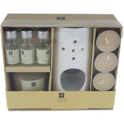 Morex Keramická souprava aroma lampa Pačulové dřevo 9 ks – Sleviste.cz