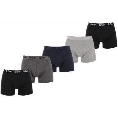 Lee Cooper pánské boxerky Core Asst 5 Pack – Sleviste.cz