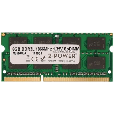 2-Power SODIMM DDR3 8GB 1866MHz CL13 MEM5403A