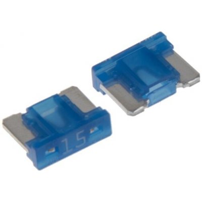 Pojistka nožová nízkoprofilová 15A, 5 ks – Zboží Živě