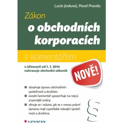 Zákon o obchodních korporacích – Hledejceny.cz