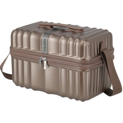 Kosmetický kufr Travelite Paros 76703-60 18 L hnědá – Zbozi.Blesk.cz