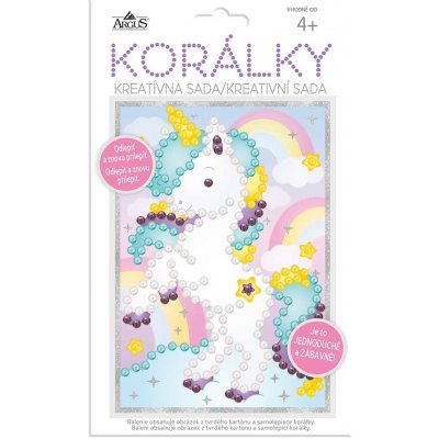 ARGUS Kreativní tvoření obrázek z korálků unicorn 19120005 – Hledejceny.cz