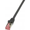 síťový kabel Logilink CQ2093S Patch Cat.6 S/FTP PIMF, 10m, černý