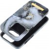 Pouzdro a kryt na mobilní telefon Apple Forcell F-Protect Mirage kompatibilní s MagSafe pro iPhone 14 PRO marble mist