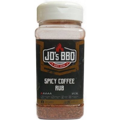 JD´s BBQ BBQ koření Spicy Coffee rub 300 g