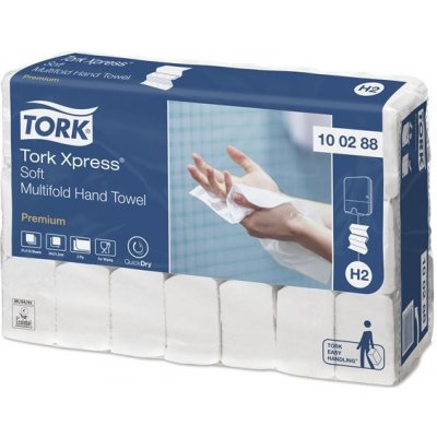 Tork Xpress 100288 skládané papírové ručníky 2 vrstvé 21 bal x 110 listů – Zbozi.Blesk.cz