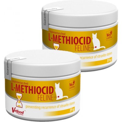 VETFOOD L-Methiocid pro kočky 2 x 39 g – Hledejceny.cz
