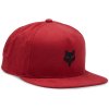 Kšíltovka Fox Fox Head Snapback Hat Flame Red