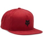 Fox Fox Head Snapback Hat Flame Red – Zboží Dáma