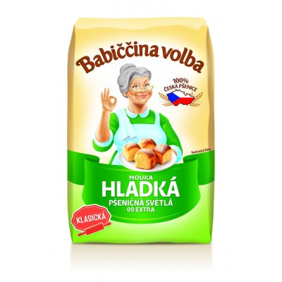 Babiččina volba mouka hladká světlá 1 kg – Hledejceny.cz