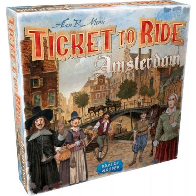 Days of Wonder Ticket to Ride Amsterdam – Hledejceny.cz