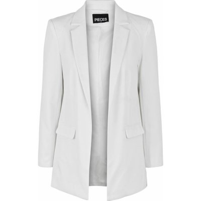 Pieces sako bez zapínání Bílá – Zboží Dáma