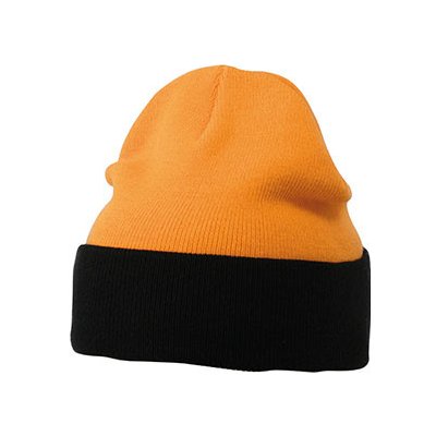 Knitted cap MB7550 oranžová/černá – Hledejceny.cz