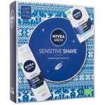 Nivea Men Sensitive Shave voda po holení Men Sensitive 100 ml + pěna na holení Men Sensitive 200 ml dárková sada – Zbozi.Blesk.cz