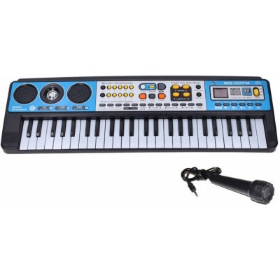 Wiky Elektronické klávesy s mikrofonem a rádiem 54 cm – Sleviste.cz