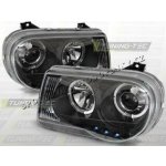 CHRYSLER 300C 2005-10 PŘEDNÍ ČÍRÁ SVĚTLA ANGEL EYES BLACK | Zboží Auto