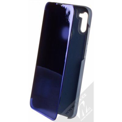 Pouzdro 1Mcz Clear View flipové Samsung Galaxy M11 modré