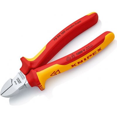 Kleště štípací boční VDE Knipex 70 06 - 180mm 70 06 180 – Zboží Mobilmania