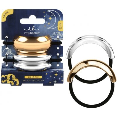 Sada ozdobných gumiček do vlasů Invisibobble Hairtie Eclipse Aurora Radiance - 2 ks – Sleviste.cz