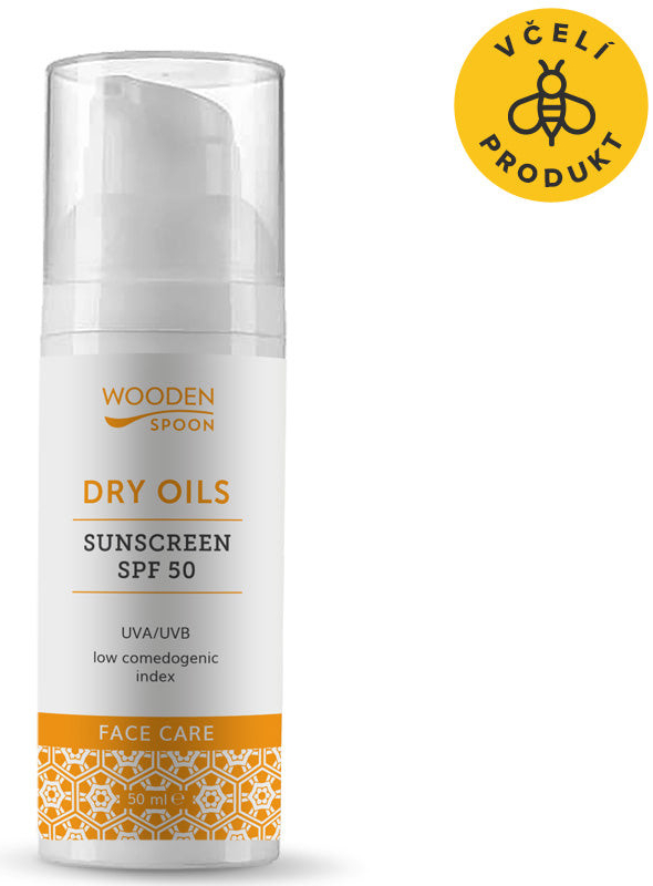 WoodenSpoon opalovací krém na obličej s nízkým komedogenním indexem SPF50 50 ml