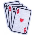 Nášivka esa karty Rocka Poker Cards – Zboží Dáma