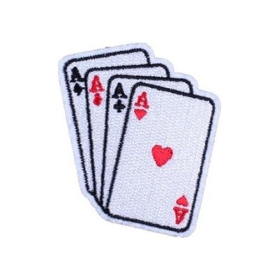 Nášivka esa karty Rocka Poker Cards – Zboží Dáma