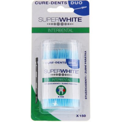 Super White Interdental Cure Dents zubní párátka DUO 150 ks od 89 Kč -  Heureka.cz