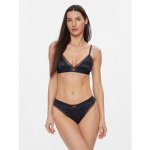 Tommy Hilfiger Klasické kalhotky Bikini Satin UW0UW04822 Modrá – Sleviste.cz