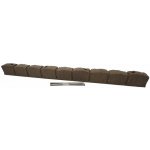 Multy home obrubník Roman Stone 8 x 120 cm hnědá 1 ks – Sleviste.cz