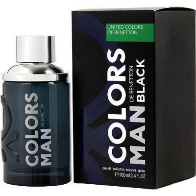 Benetton Colors de Benetton Black toaletní voda pánská 100 ml – Hledejceny.cz