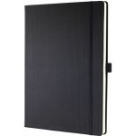 Sigel Conceptum Záznamní kniha Hardcover A4 linkovaná černá – Hledejceny.cz