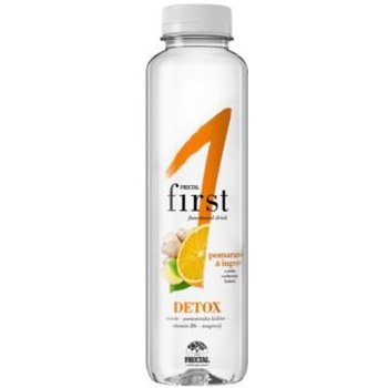 FRUCTAL Voda funkční Detox pomeranč a zázvor 500 ml