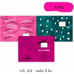 Obaly na sešity A4 A402 – Zboží Mobilmania