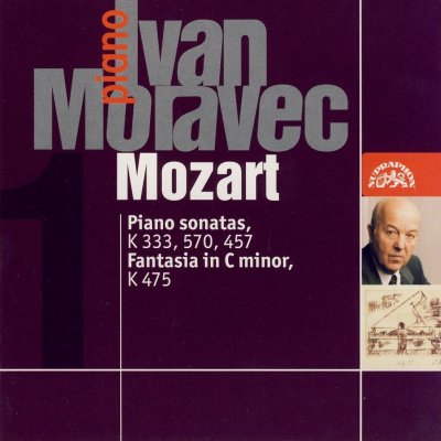 Moravec Ivan - Mozart, W.A. Klavírní sonáty K. 333, 457, 570, Fantazie K. 475 CD
